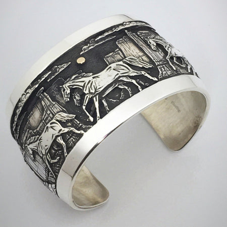 Navajo Horse Bracelet, by Cody Hunter