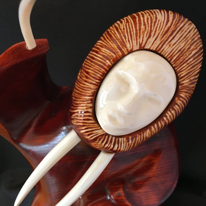 Transforming Walrus Drummer, by Mark and John Tetpon, Inupiat