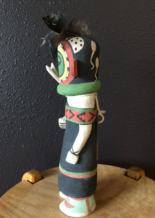 Kwasaytaqa Kokopelli (Man in a Dress) Kachina Doll, by Ferris 'Spike" Satala, Hopi