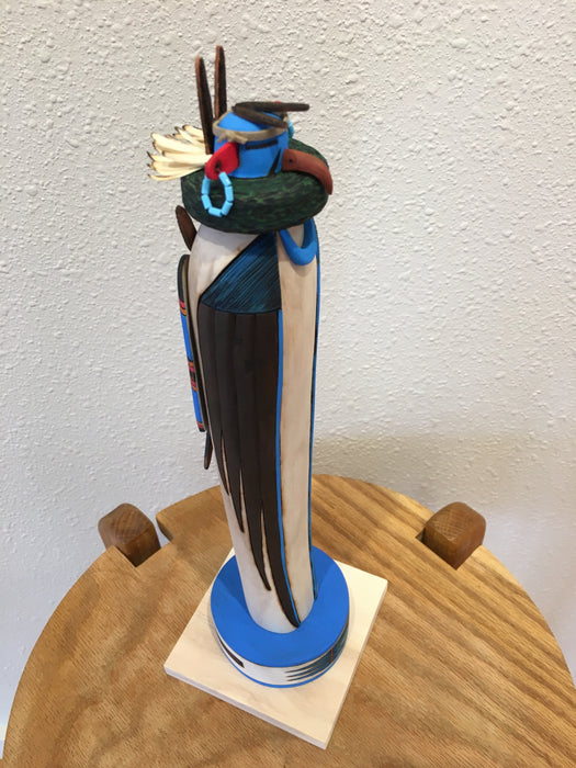 Zuni Eagle Wood Sculpture, by Gregg Lasiloo