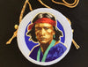 Jackie Larson Bread Beaded Portrait Bag at Raven Makes Gallery, Sisters, Oregon