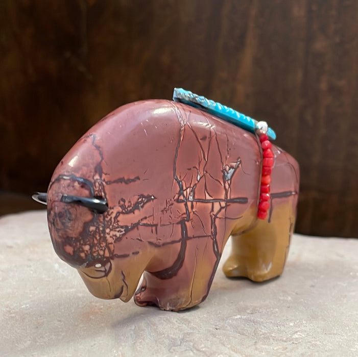 Buffalo Zuni Fetish, by Todd Westika