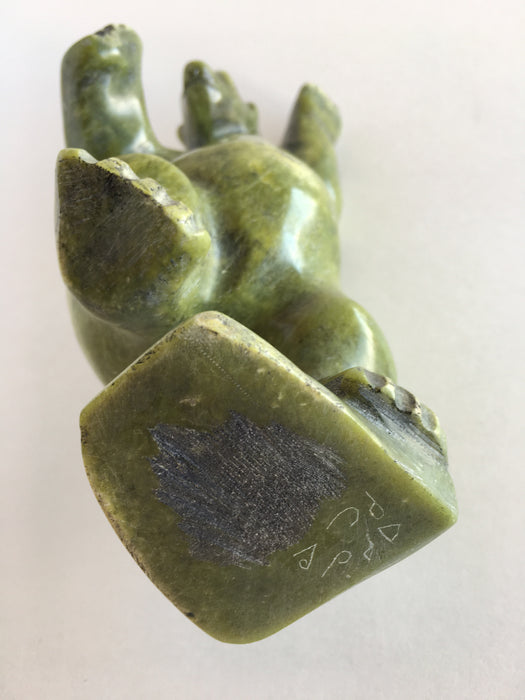 Dancing Bear Inuit Carving,  by Asunaa Kilabuk