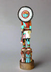 Sunface Kachina, Wilmer Kaye, at Raven Makes Gallery