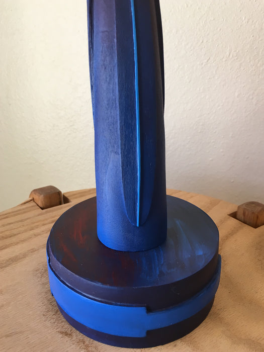 Evening Sunface Carved Sculpture, by Gregg Lasiloo
