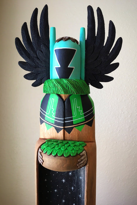 Crow Mother Enters the Village Kachina Doll, by Wilfred Kaye