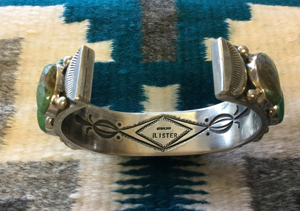 Lone Mountain Turquoise Bracelet, by David Lister