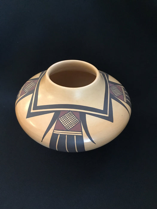 Hopi Polychrome Pottery Jar, by Fawn Navasie