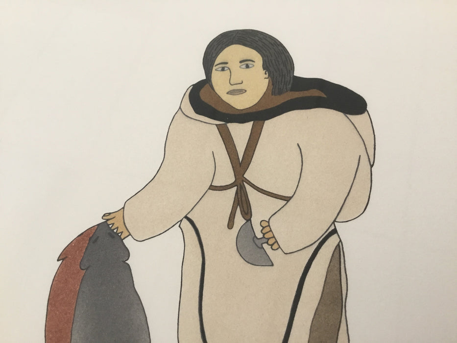 Inuit Family, Holman Lake Print