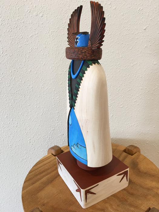 Crow Mother Ko'ko Doll Sculpture, by Gregg Lasiloo