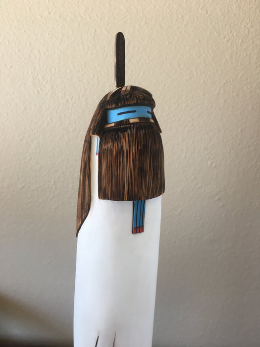 Rain Dancer Zuni Wood Sculpture, by Gregg Lasiloo