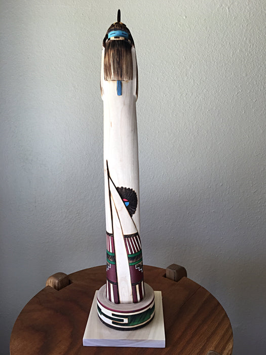 Rain Dancer Kachina Sculpture, by Gregg Lasiloo