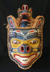 Alder Bear Mother Mask, by Randy Stiglitz, at Raven Makes Gallery in Sisters