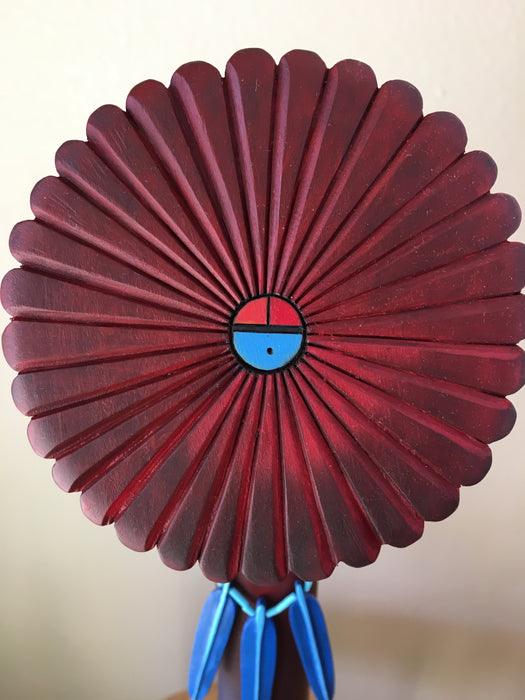 Evening Sunface Carved Sculpture, by Gregg Lasiloo