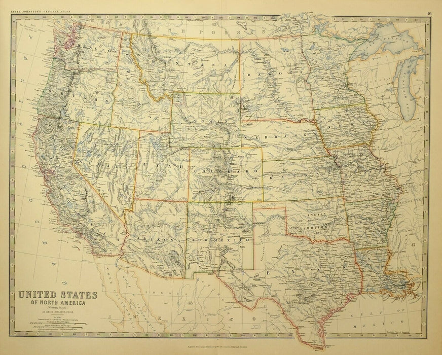 A Dog Soldier Goes to War, 1880 Map of the Western States and Territories, Joe Pulliam, Oglala Lakota