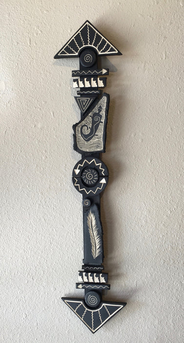 Totem Stick Wall Art, by Carolyn Bernard Young