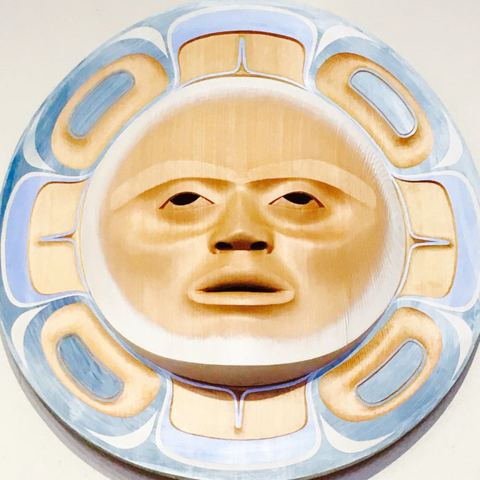 Moon Mask, by Klatle-Bhi at Raven Makes Native American Art Gallery